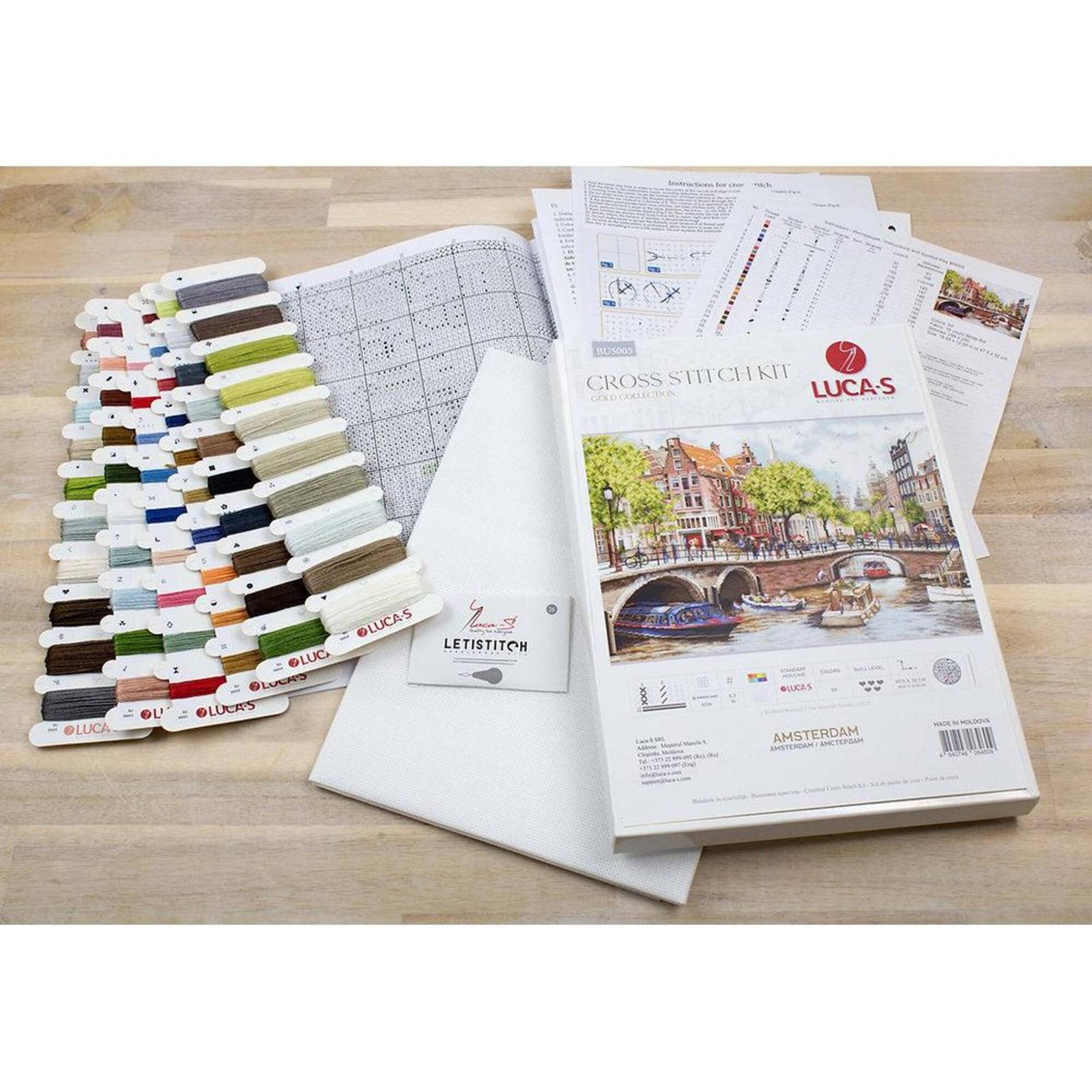 Luca-s Amsterdam Counted Cross Stitch Kit